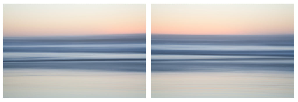 Linger- Ocean Beach at Noriega Street, Diptych